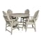 Highwood Usa Hamilton 5pc Round Counter Height Outdoor Patio Furniture Dining Set AD-CNA48-WAE - alternate 1
